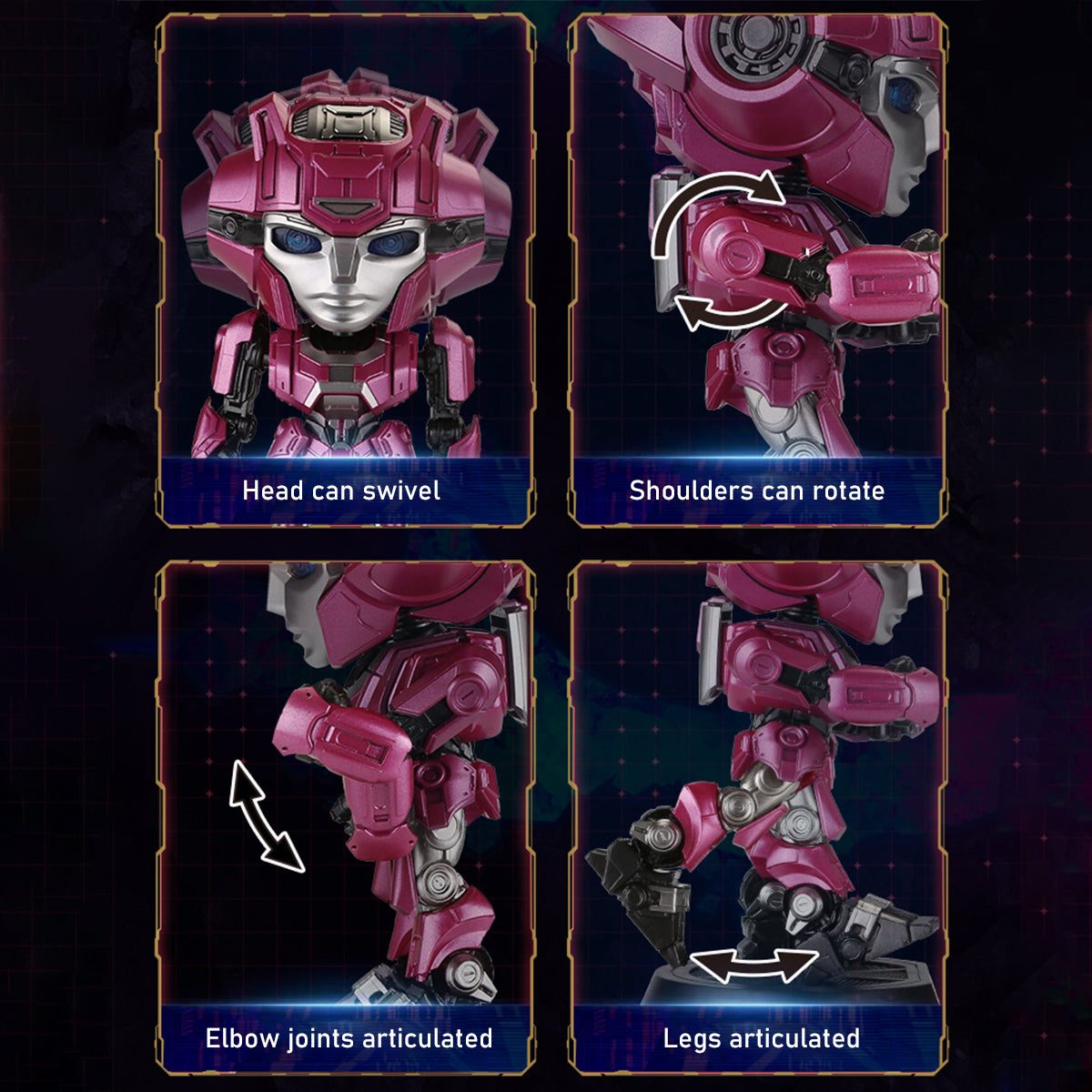 KillerBody Transformers One G1 Series Elita Action Figure