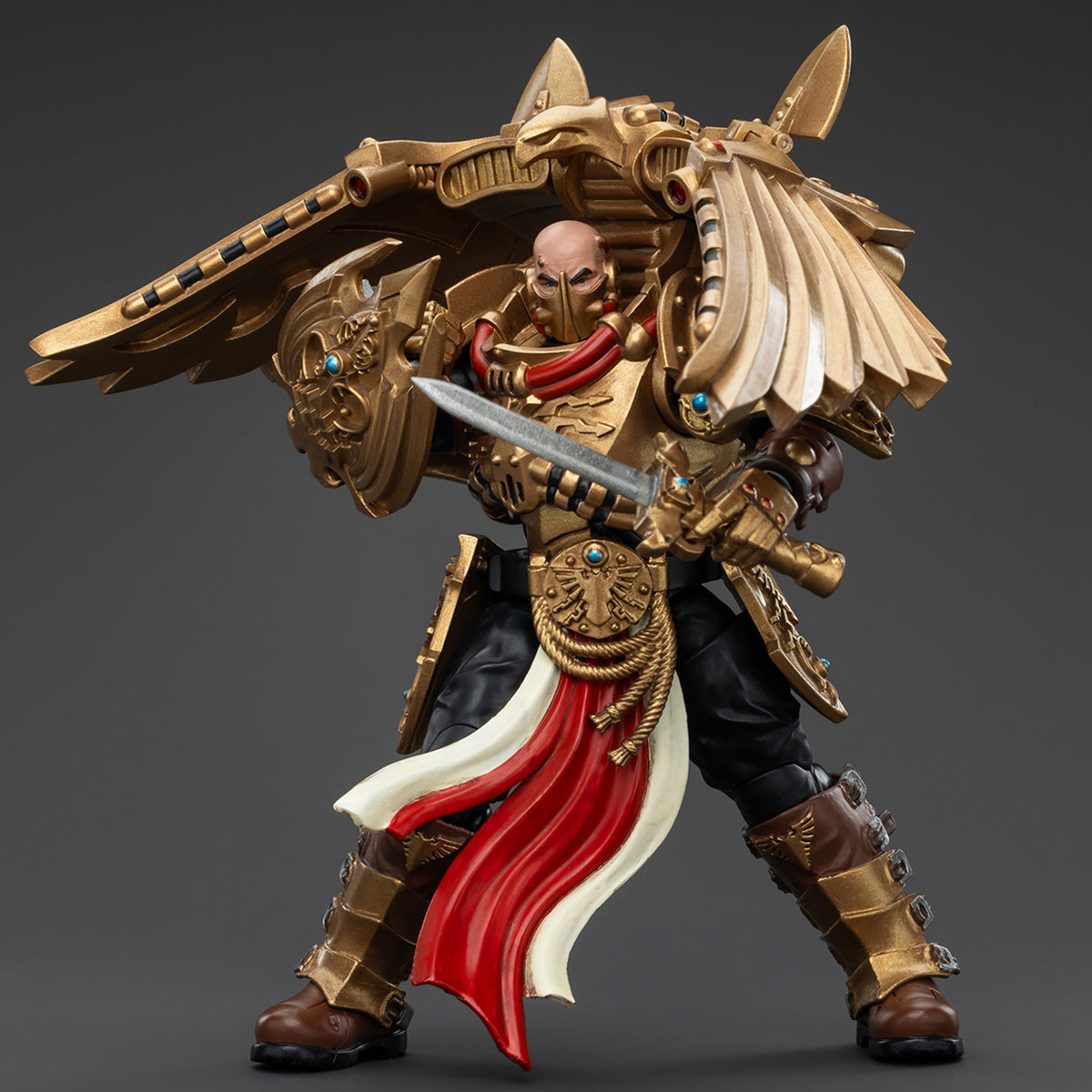 JOYTOY 1/18 Legio Custodes JT00782 Custodian Venatari Squad Venatari with Kenetic Destroyer 2 Action Figures