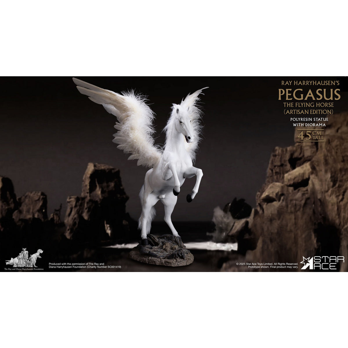 STAR ACE Toys The Ymir’s Colosseum Showdown & Pegasus The Flying Horse Ray Harryhausen Series 1/8 Scale Resin Art Figurine