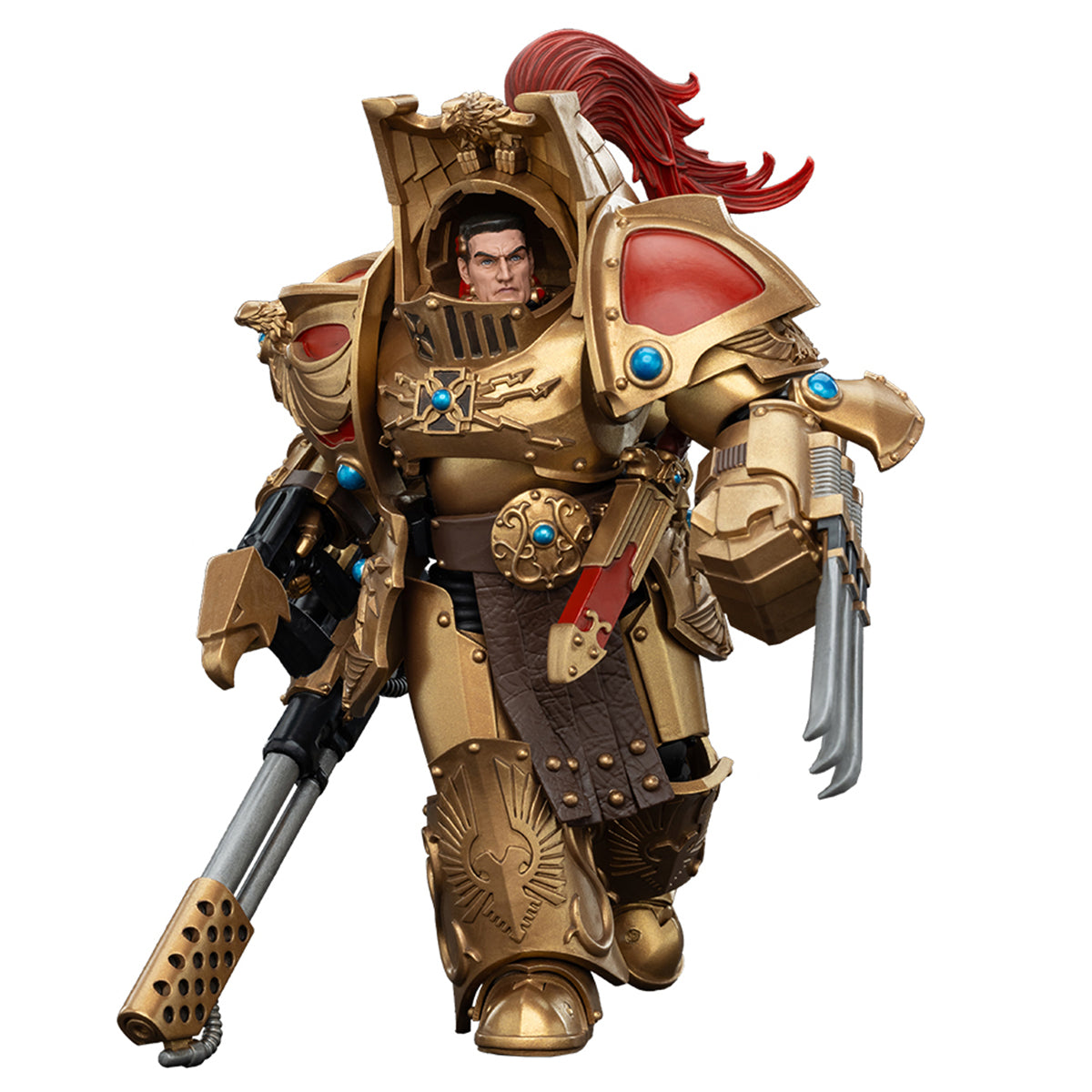 JOYTOY Legio Custodes Aquilon Terminator Squad Aquilon with Infernus Firepike JT00768 Warhammer 1/18 Scale Action Figures