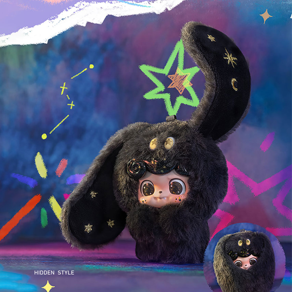 JOTOYS Q.Kid Emotional Hairy Monsters Series Plush Blind Box Figure