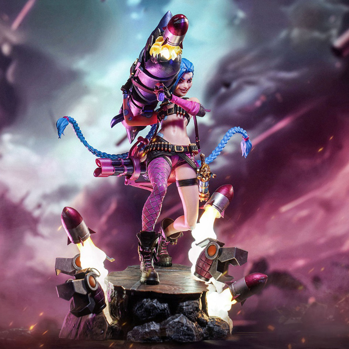 PureArts League of Legends Jinx PA007LOL 1/6 Scale Art Game Figurine