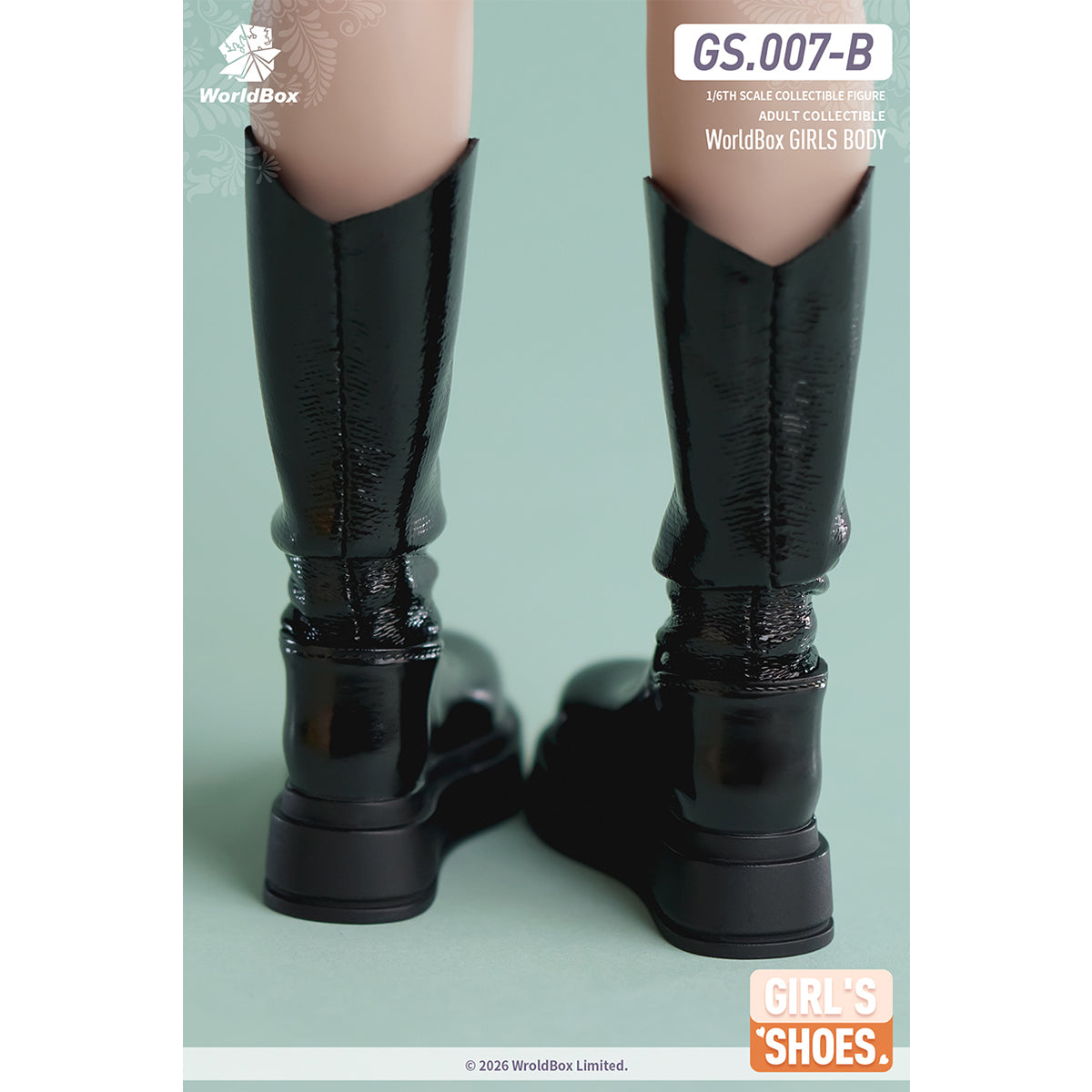 Worldbox Two-Way Wear Slouch Boots 1/6 Scale Doll Accessory Fit Action Figure