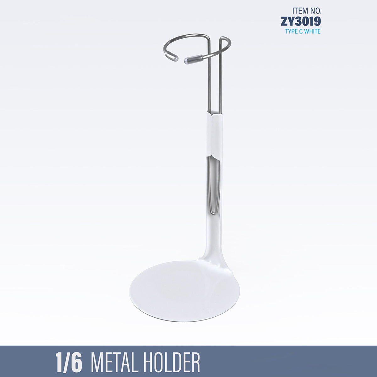 ZYTOYS, Type Y/Type U/Waist C Type Metal Display Stand Platform Props, Doll Accessory for 12-inches Figure