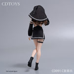 Cdtoys, Female Soldier Nun Cosplay Outfit, Doll Clothes Accessory for 12-inches Figure