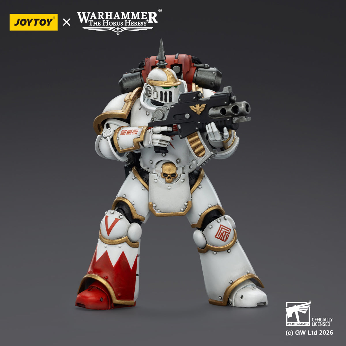 JOYTOY Warhammer 40,000 White Scars MKVI & MKIll Tactical Legionary 1/18 Scale Action Figure
