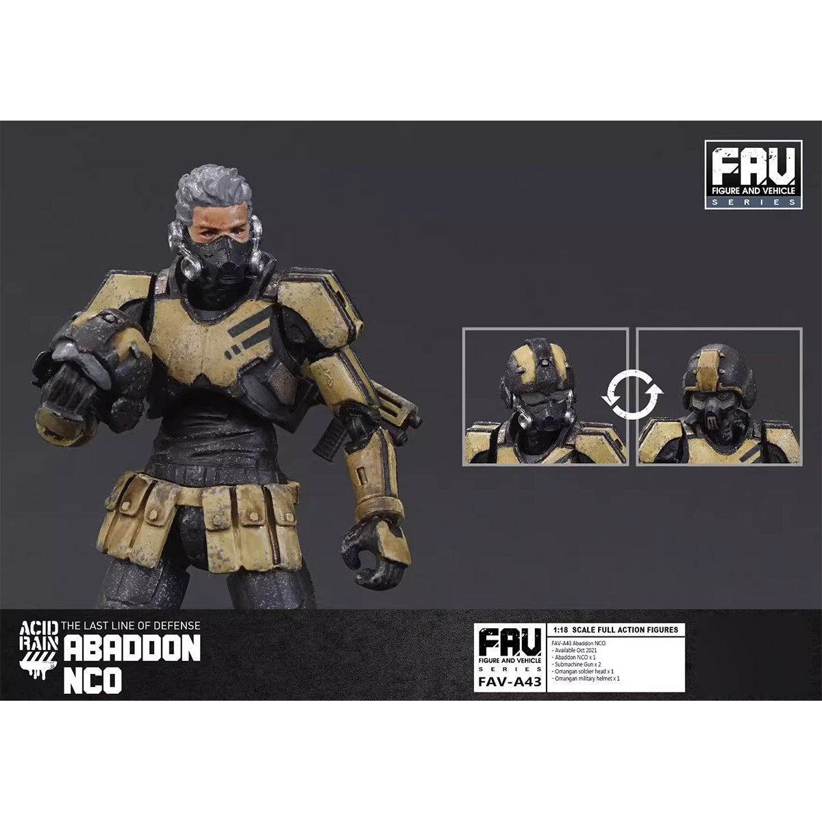 TOY ALLIANCE Acid Rain World Abaddon NCO Action Figure