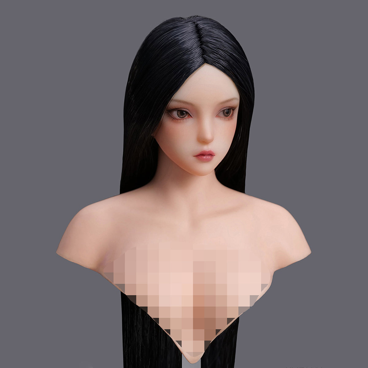 YMTOYS Movable Eyes Asian Female Head Sculpt - Xiaonan (Ver.A) For Figures