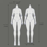 True1Toys Narrow Shoulder Fully Articulated Large Bust Light Wheat Skin Female Jointed Action Figures Body