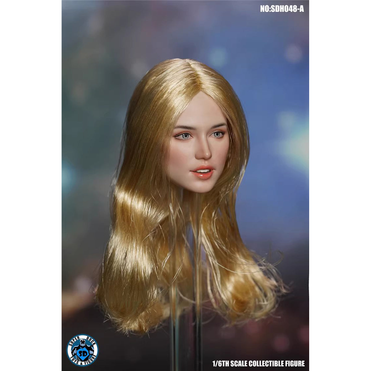 SUPER DUCK European Female Star Head Sculpt Accessory 1/6 Scale Fit Action Figure