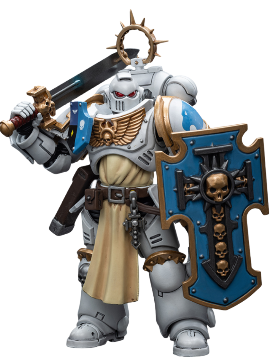 HiPlay JoyToy Warhammer 40K Collectible Figure: White Consuls Bladeguard Veteran 1:18 Scale Action Figures JT7981