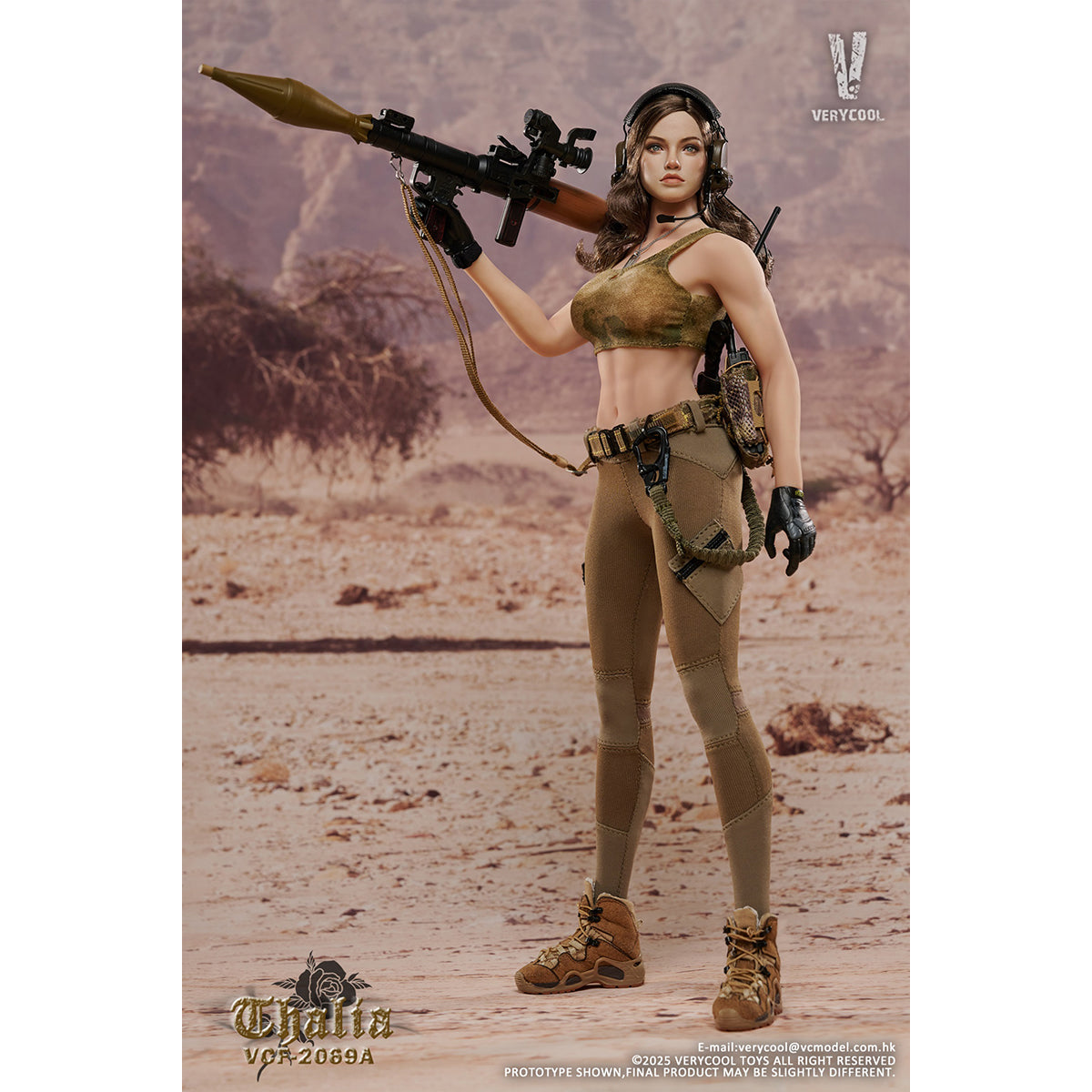 VERYCOOL Desert Female Soldier - Thalia 1/6 Scale Action Figure