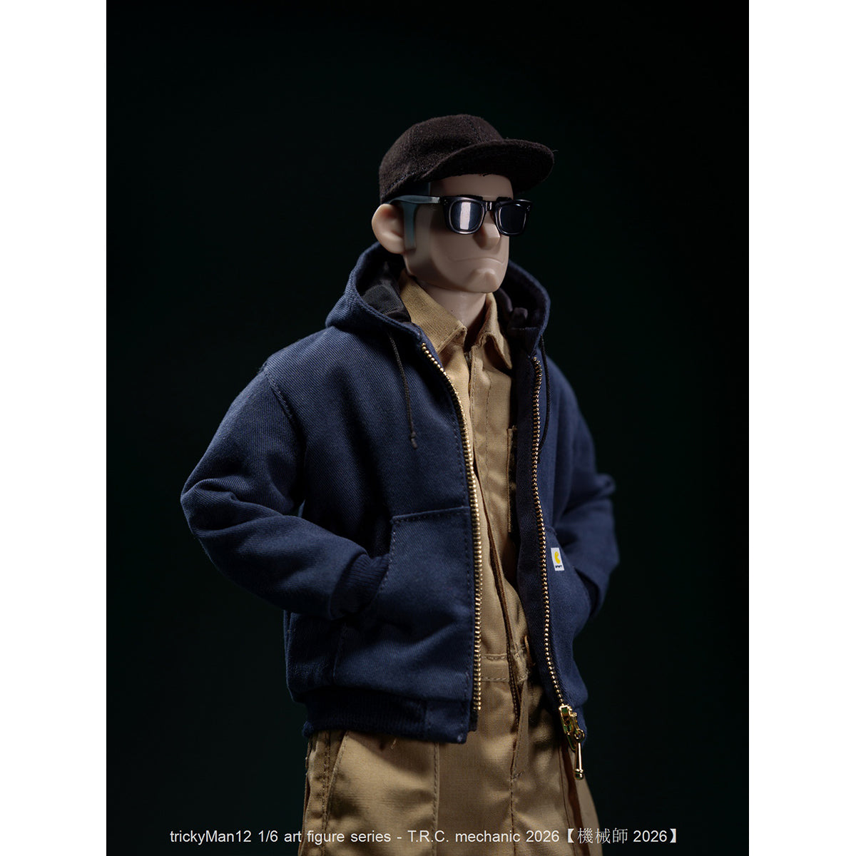 TrickyMan12 T.R.C. Mechanic 2026 with Canvas Work Jacket 1/6 Scale Action Figure Set