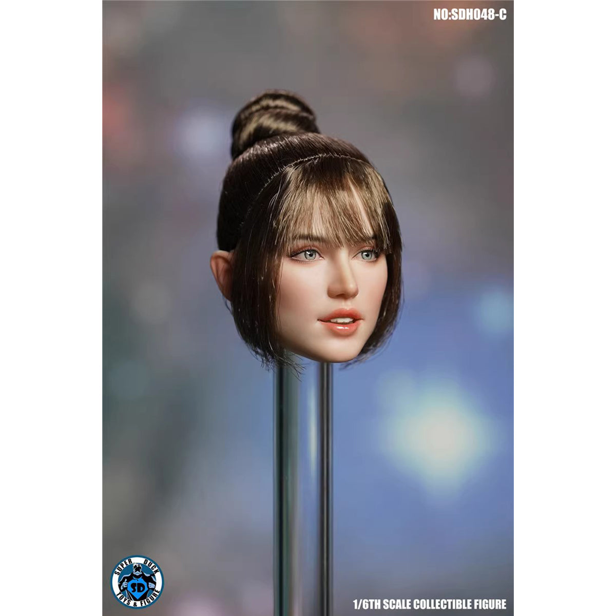 SUPER DUCK European Female Star Head Sculpt Accessory 1/6 Scale Fit Action Figure