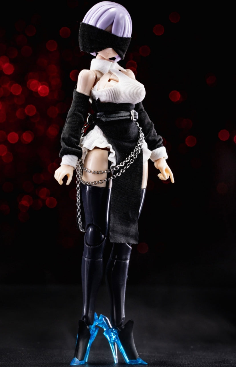 HiPlay 1/12 Scale Figure Doll Clothes: Nun's Attire for 6-Inch Collectible Action Figure C-011