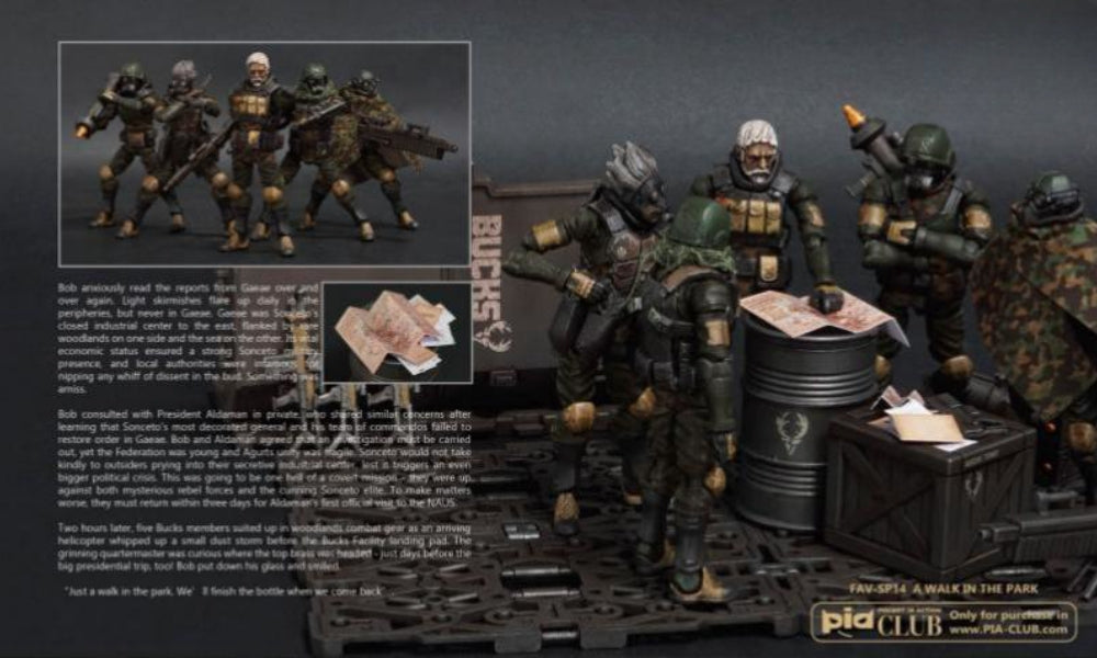 HiPlay Toys Alliance X Acid Rain Collectible Figure: Acid Rain: Walk in The Park 1:18 Miniature Action Figure FAV-SP14