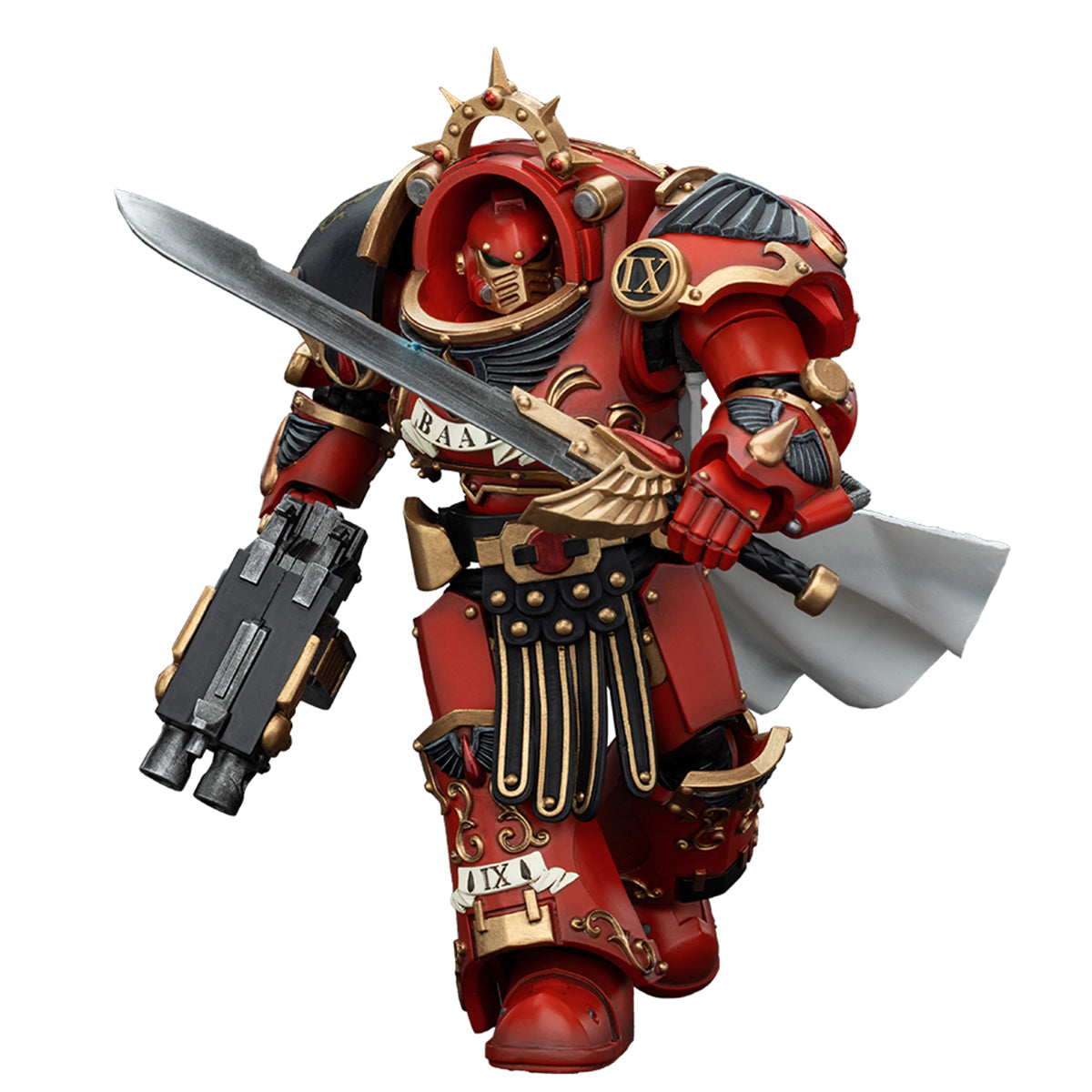 JOYTOY Blood Angels Legion Praetor in Tartaros Terminator Armour Warhammer 1/18 Action Figure