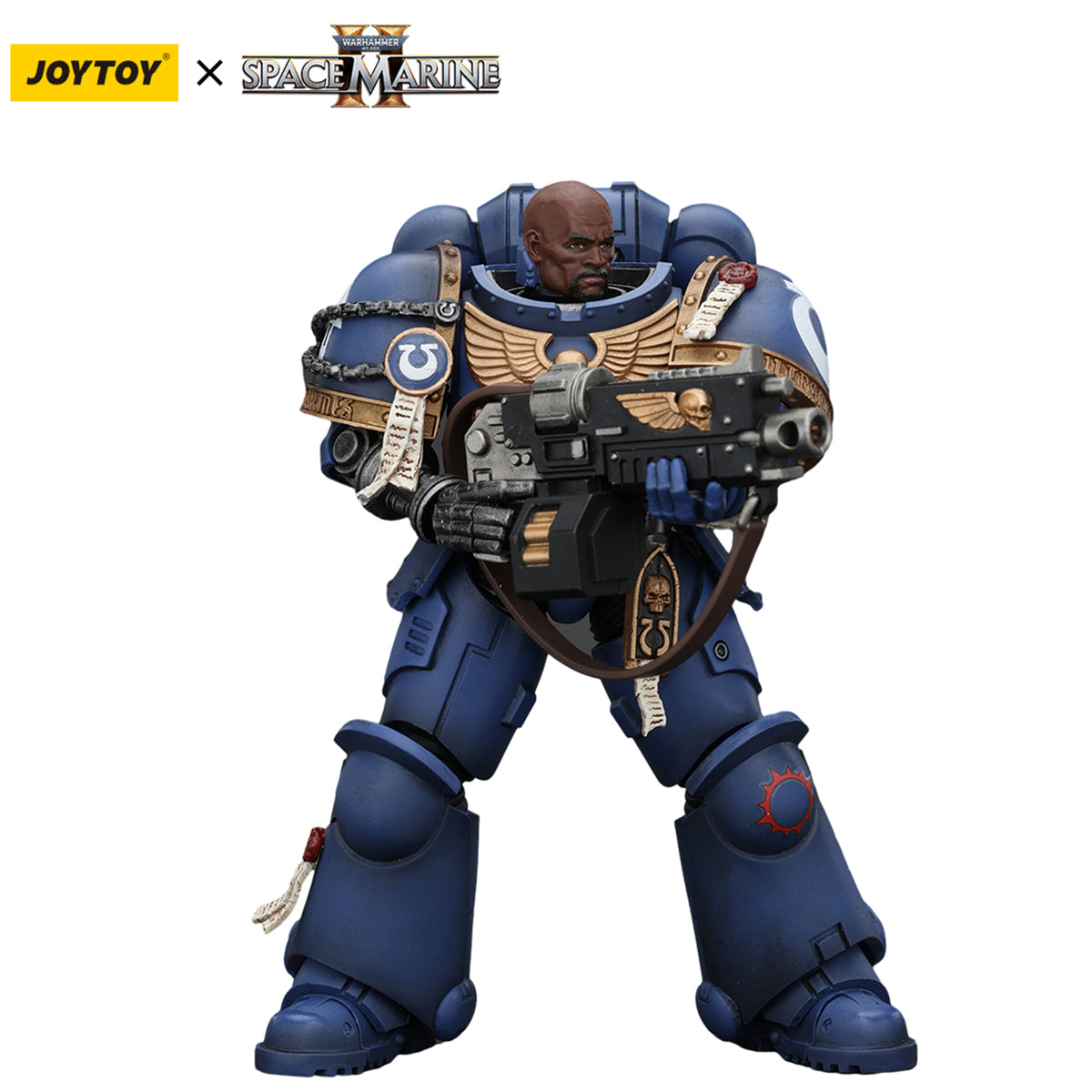 JOYTOY Space Marines 2 Uitramarines Brother Chairon JT00072 Game Special Limited 1/18 Scale Warhammer 40K Action Figure