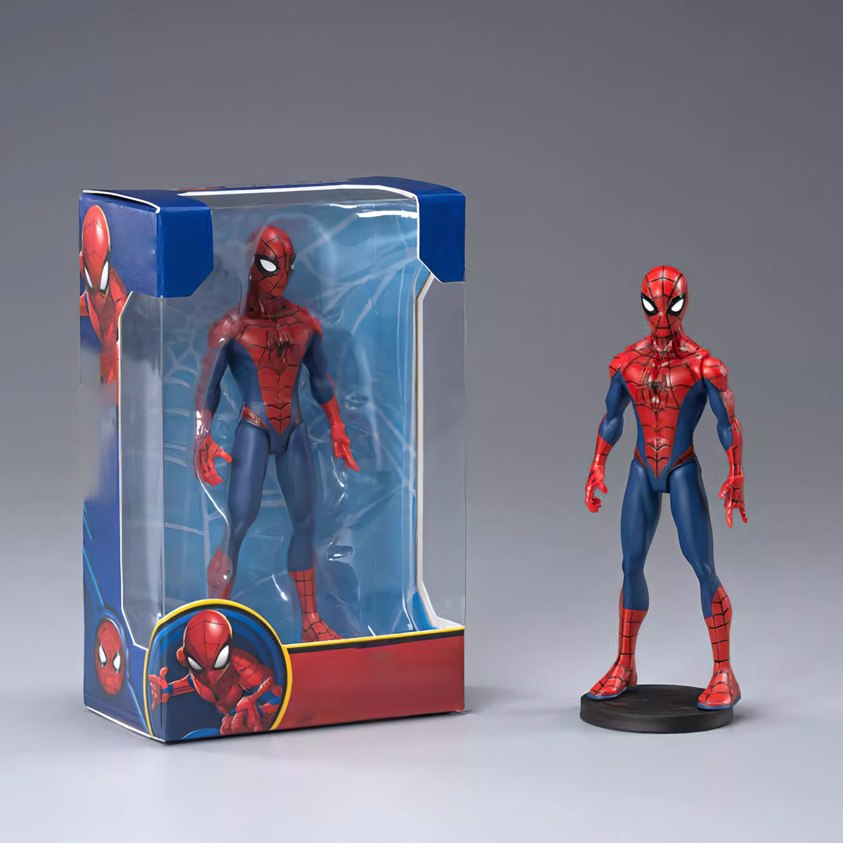 ZD Toys Collectible Figure Full Set: 4-inch Simple Articulated - Classic Spider, 1:20 Scale Miniature