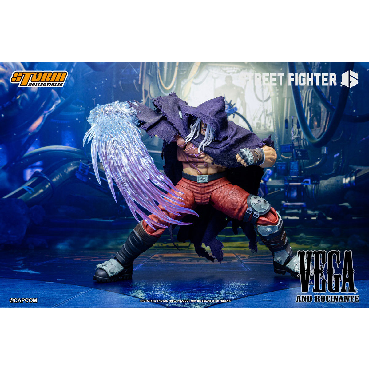Storm Collectibles CPSF32 Street Fighter 6 M. Bison & Rocinante 1/12 Scale Action Figure