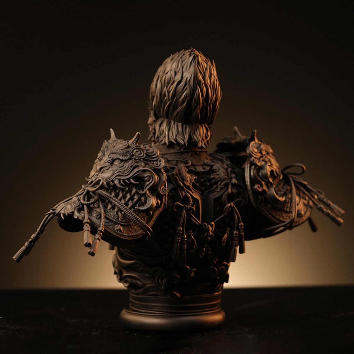 TaiChi Studio, Black Intelligent Stone Monkey, Statue
