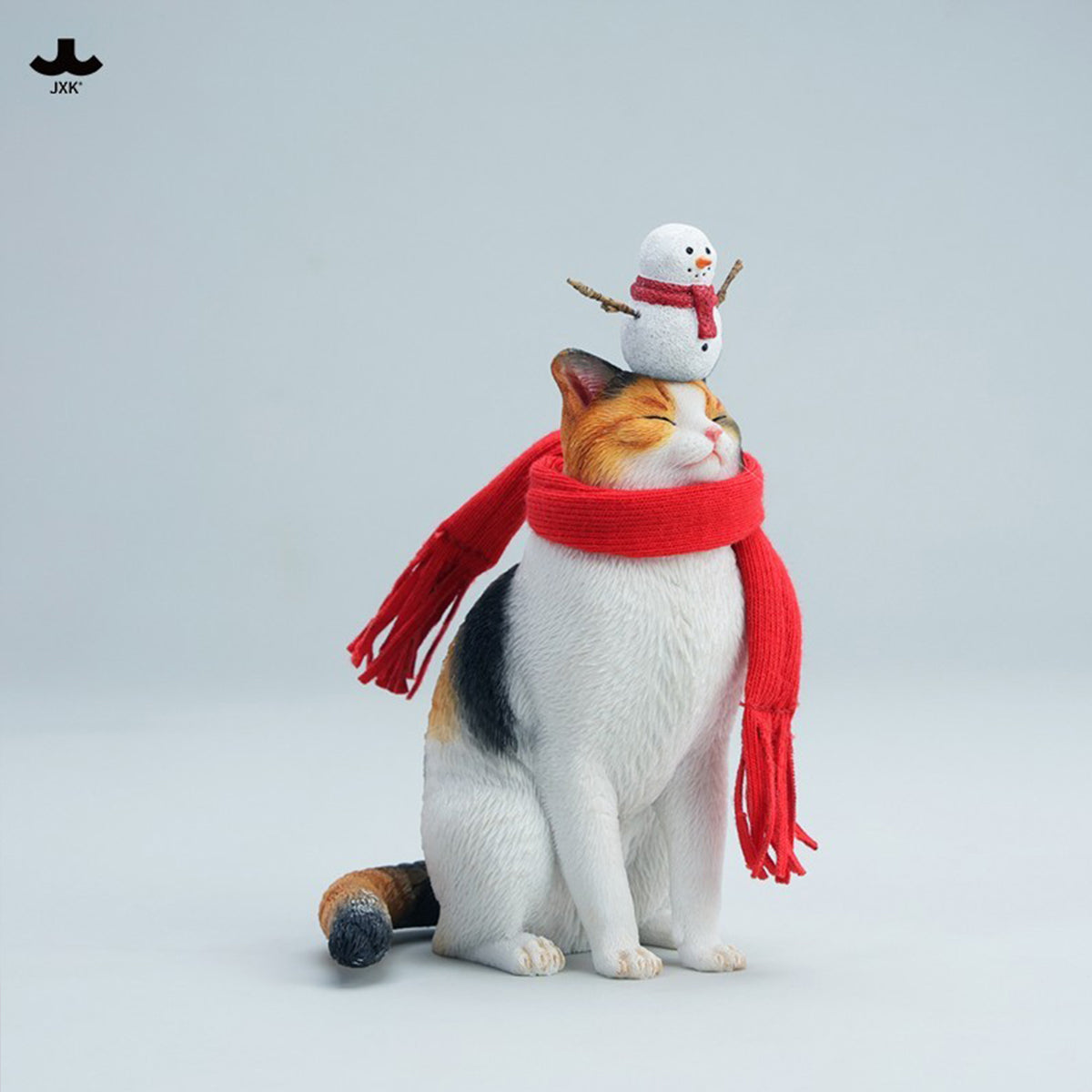 JXK Warm Cat in Winter Corner JXK349 Collectible Animal Figurine