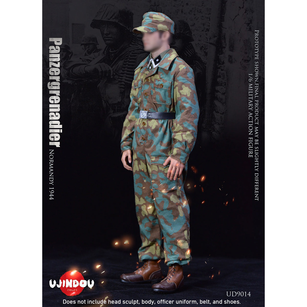 UJINDOU Panzergrenadier Normandy 1944 Italian Camouflage Elevator