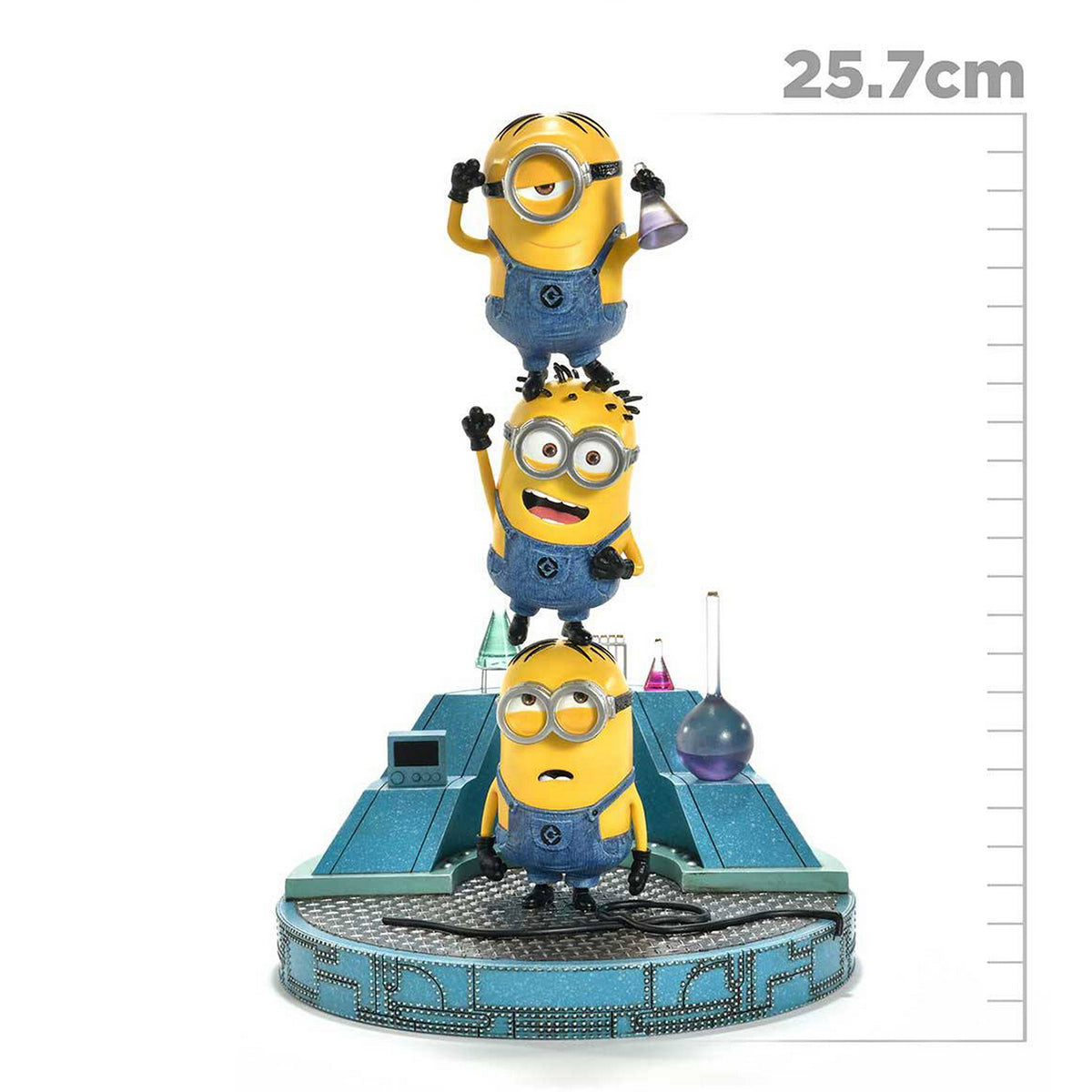 Prime 1 Studio, Minions Trio with Laboratory Base, Statue Figurine