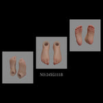 VSTOYS Female Foot Model Wheat Color for Action Figures