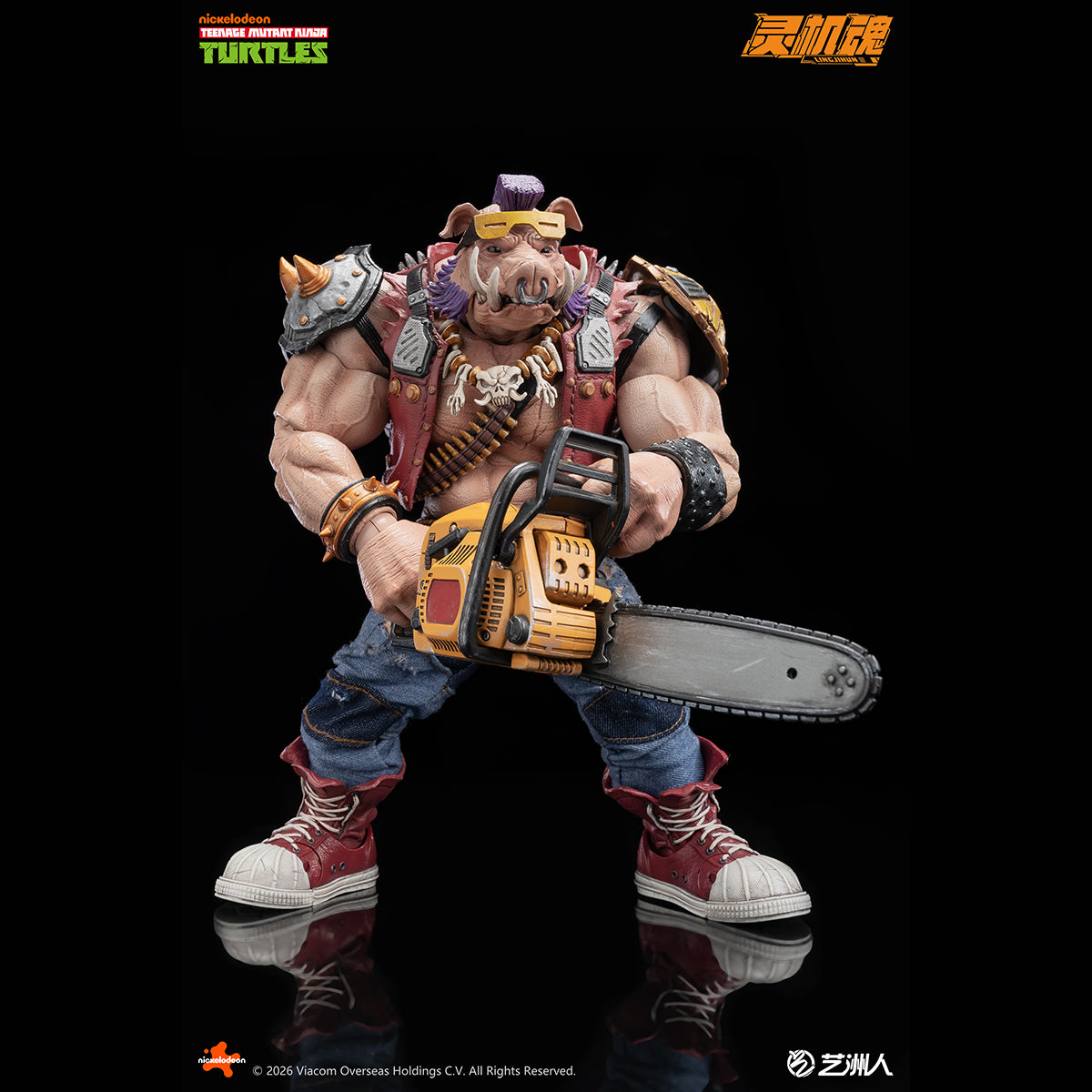LINGJIHUN TMNT-Bebop & TMNT-Rocksteady 1/10 Scale Action Figure