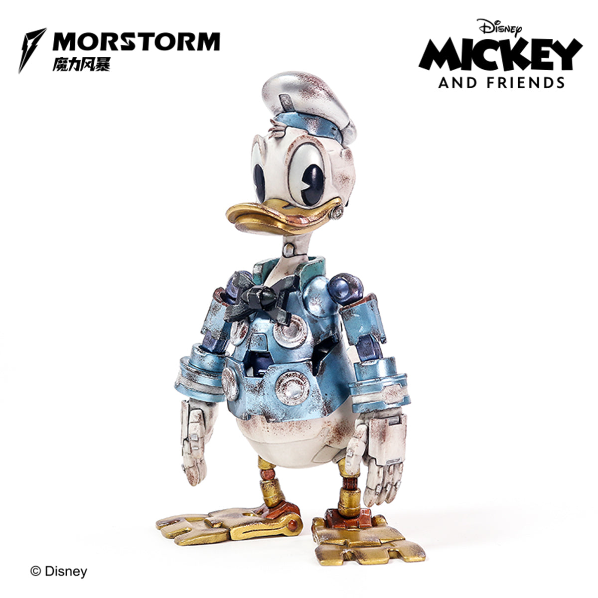MORSTORM Mechanical Donald Art Figurine