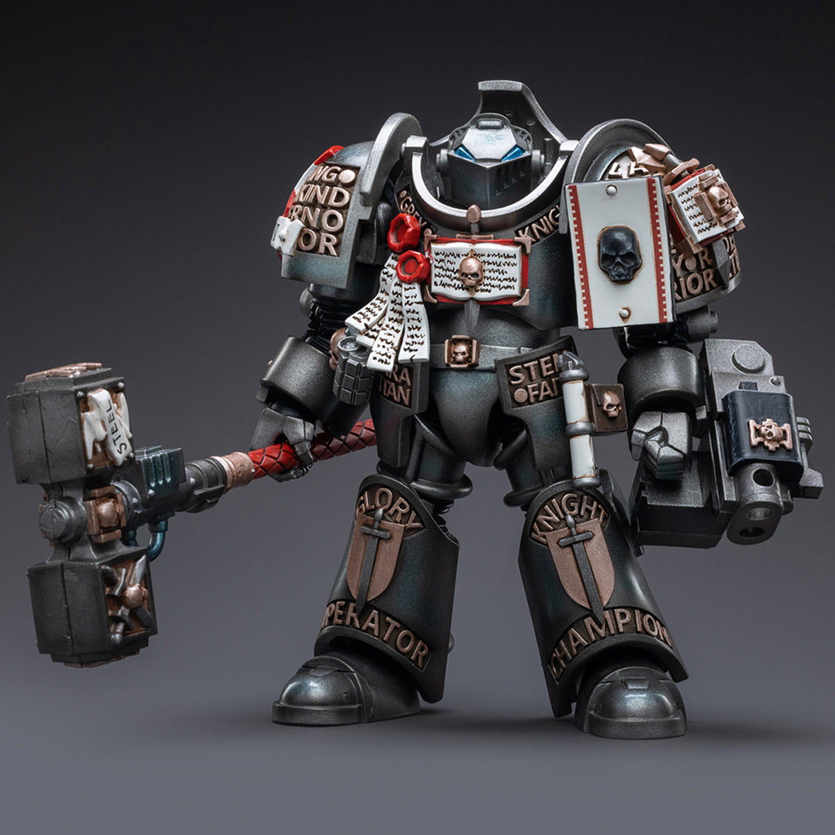 JOYTOY Warhammer 40,000 Grey Knights Terminator Caddon Vibova Action Figures