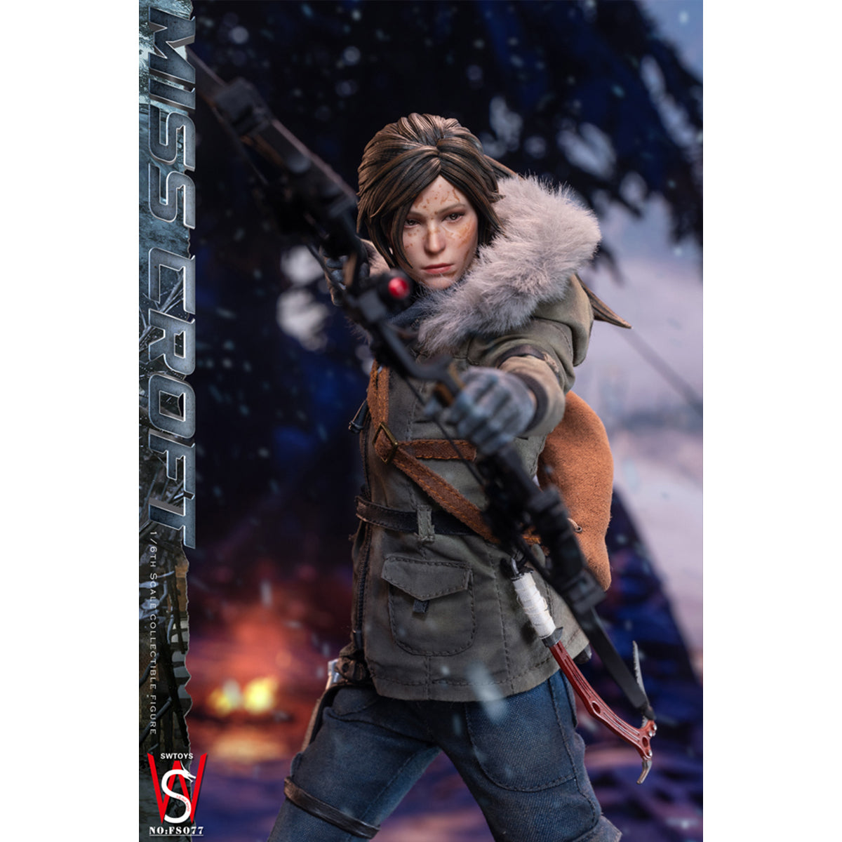 SWtoys MISS CROFT NO:FS077 1/6 Scale Action Figure