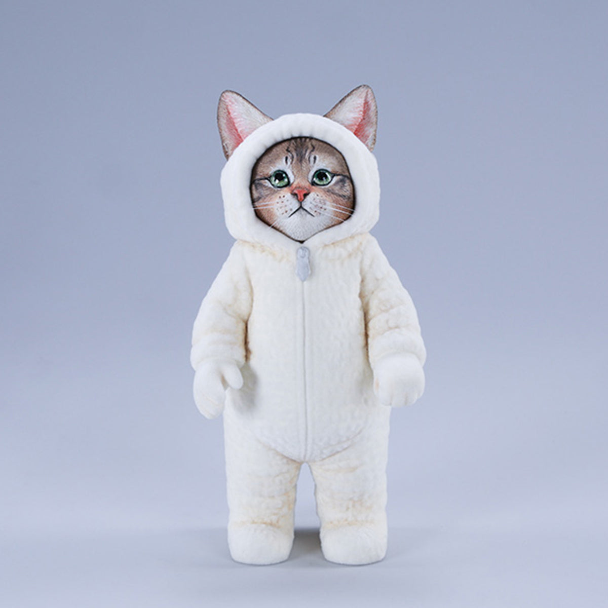 JXK, Fluffy Cat, Static Animal Figurine