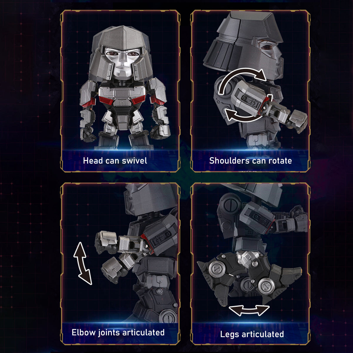 KillerBody Transformers One G1 Series Megatron Action Figure
