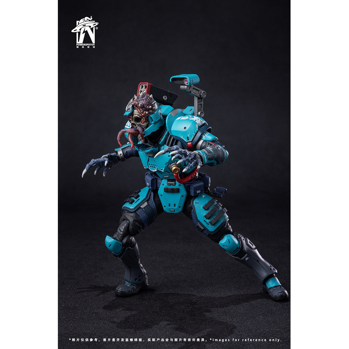 Powerspotoy Xpedion Steel Thunder Special Force Tactical ARM 1/12 Scale Action Figure & Diorama Base
