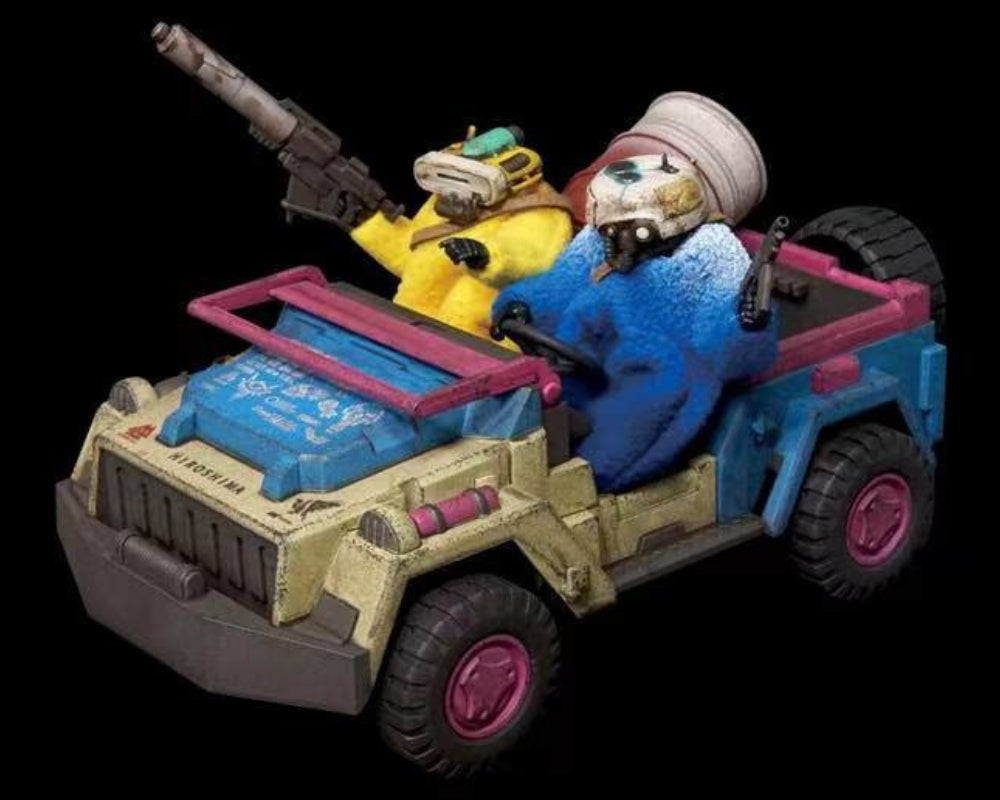 HiPlay Toys Alliance X Acid Rain Collectible Figure: Acid Rain: Viva la Loca Halogen Jeep for 1:18 Miniature Action Figure FAV-SP20