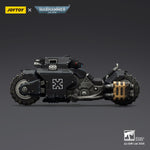 JOYTOY Warhammer 40K Raven Guard/Space Wolves/Blood Angels Raider-pattern Combat Bike with twin-linked bolt rifles (JT03776) 1/18 Scale Action Figure Vehicle Set