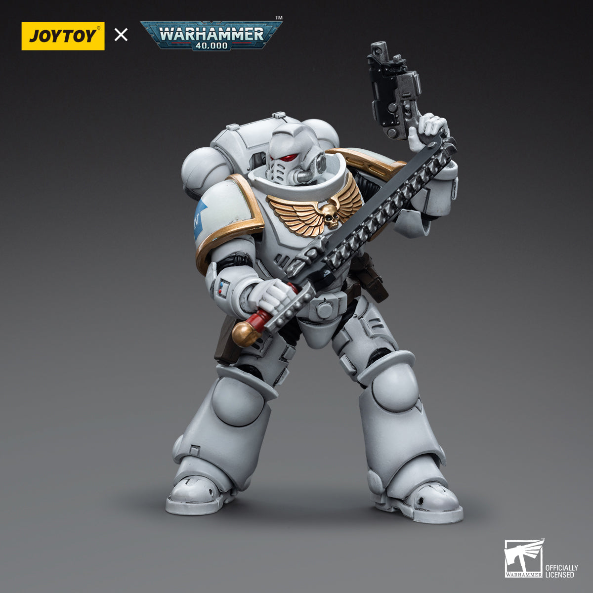 JOYTOY Warhammer 40,000 JT6847 Space Marines White Consuls Intercessors 01 1/18 Scale Action Figure