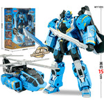 iUBEST Glory Alliance QINGFEI & LEIJIZHI & MACHIAPTER & MYSTICLOCK & EPSILON & PRINCE GLADOUS & DIVINE-WIND Equipped with weapons and two forms Transfor Mech Robot Model Vehicle