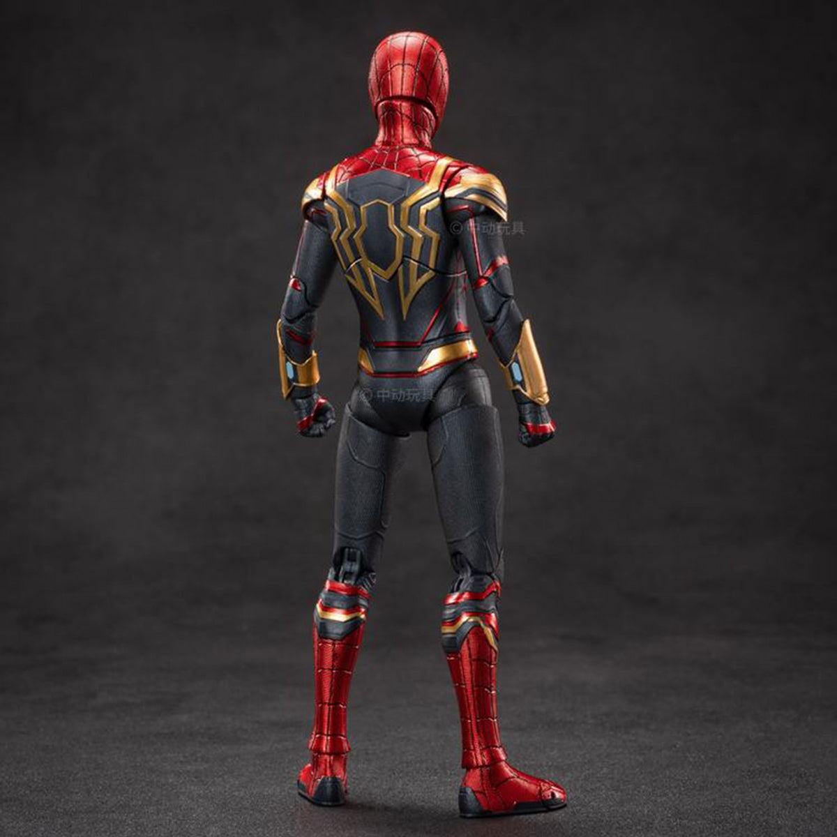 Figura de acción coleccionable de ZD Toys: Serie Aniversario: Spider-Man Rojo y Dorado (1913-1902), estilo película, miniatura a escala 1:10