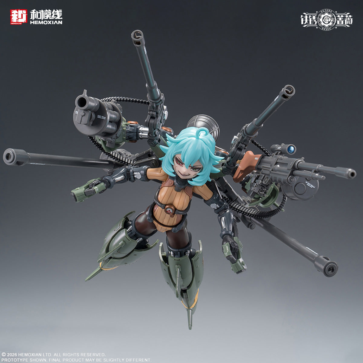 HEMOXIAN Rusted Brier Rhande Koskinen 1/12 Scale Model Kit