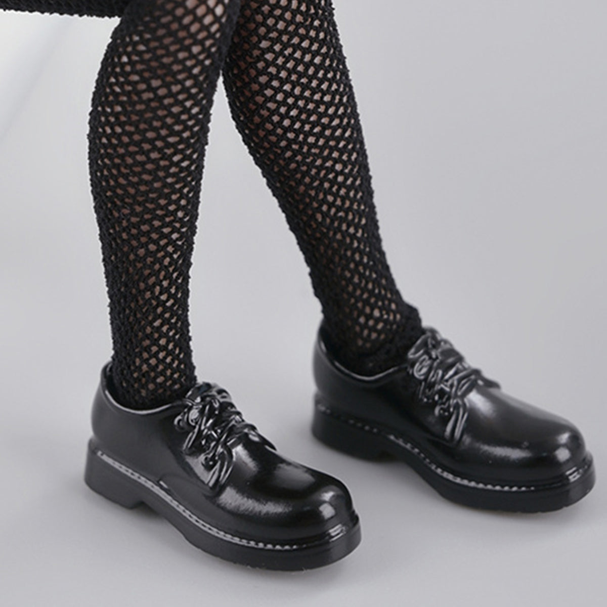 ZYTOYS, Zapatos de Cuero para Niña Estudiante, Accesorio para Figura
