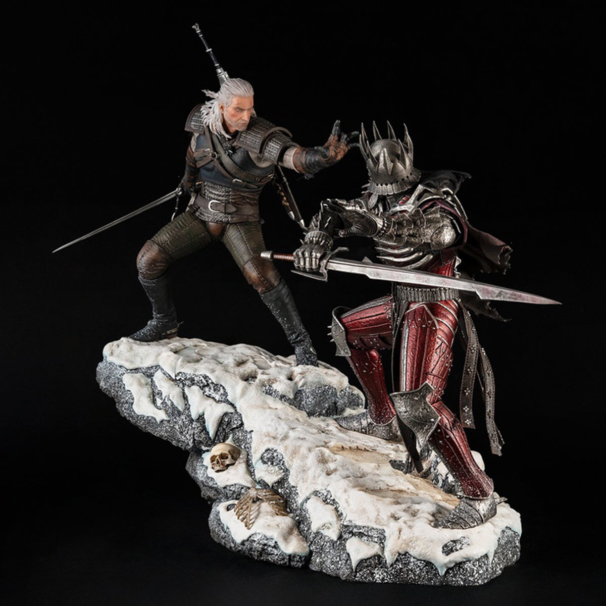 PureArts 1/6 The Witcher 3：Wild Hunt - Geralt vs Eredin Art VideoGame Statue