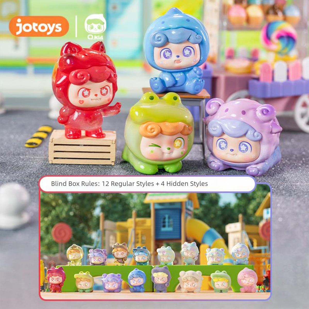 JOTOYS Q.kid Super Q.Team Mini Series Blind Box Figure