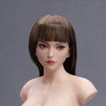 YMTOYS Action Figure Head Sculpt Accessory: Asian Female Head Sculpture - Xiao Zhao, Movable Eye, For 12-inch Miniature Figure
