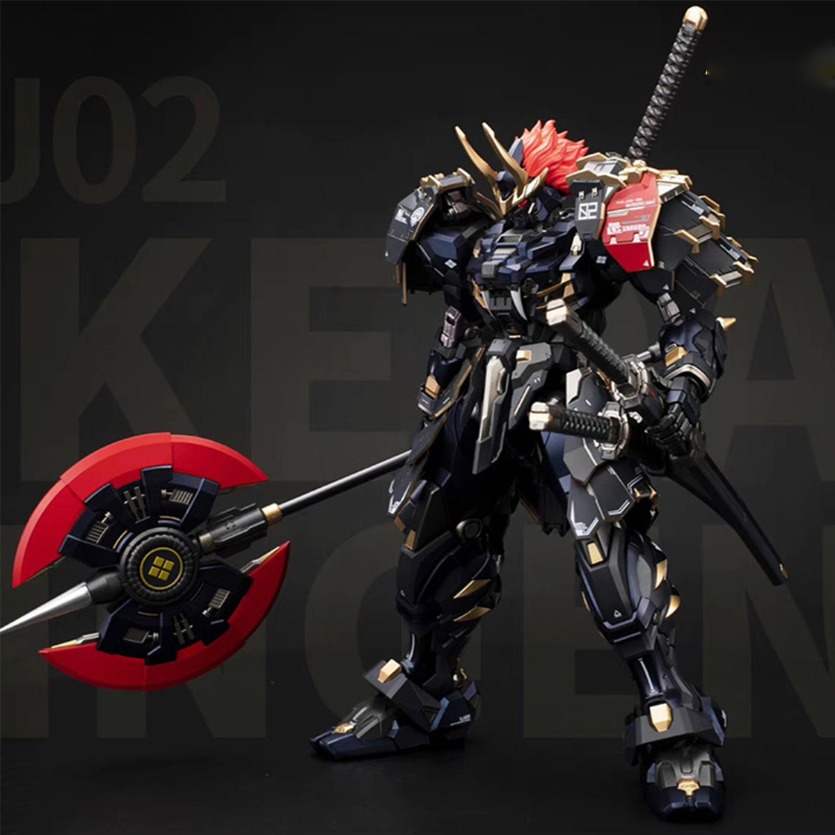 MOSHOW Premium Class The Tiger Of Kai Takeda Shingen 1/72 Scale Mecha