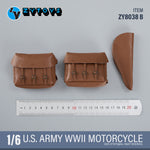 ZYTOYS ZY8038 1/6 WWII US Motorcycle Model or Shoulder Bag Set
