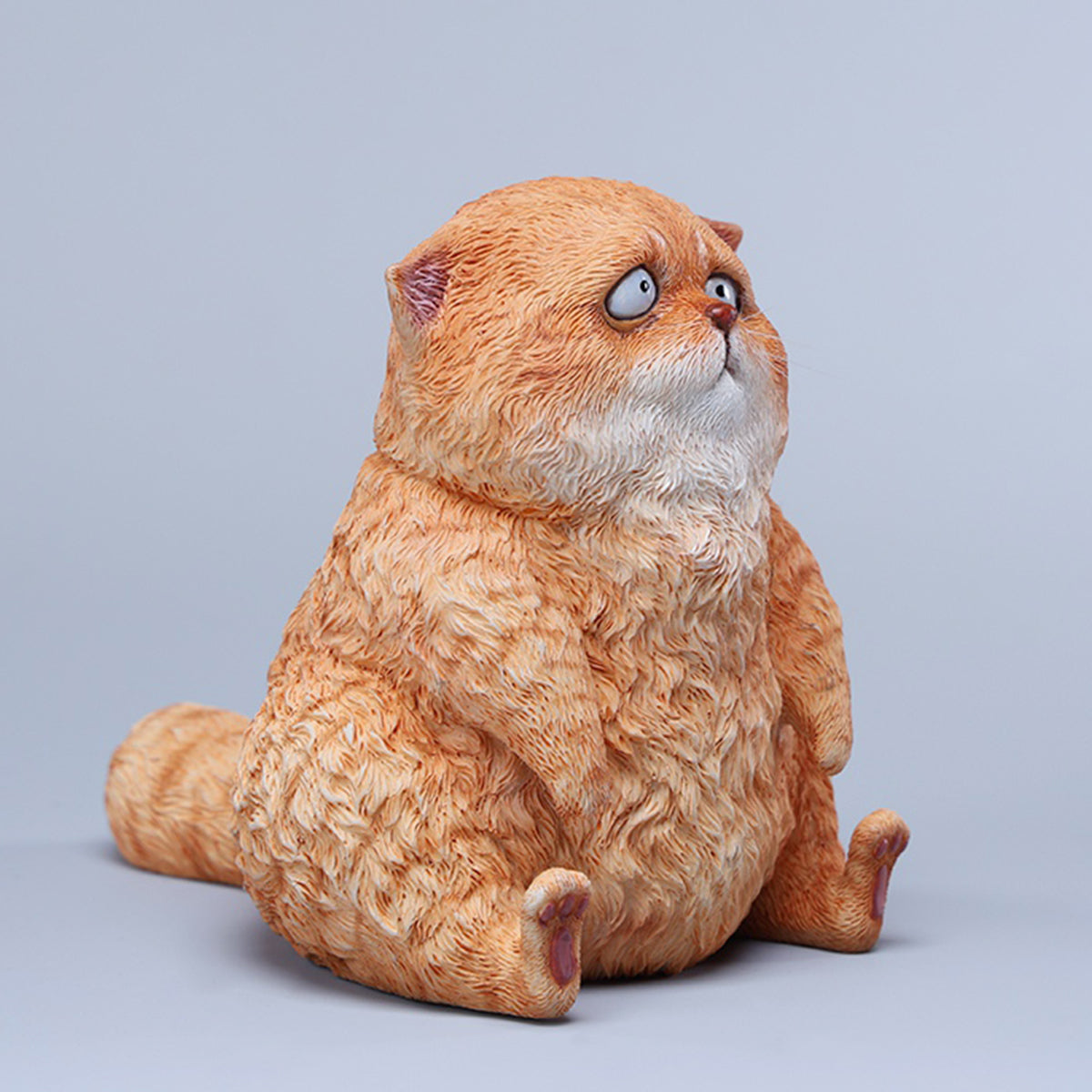 JXK Collectible Cat Figure: Silly Cat, Expertly Hand-Painted, Lifelike