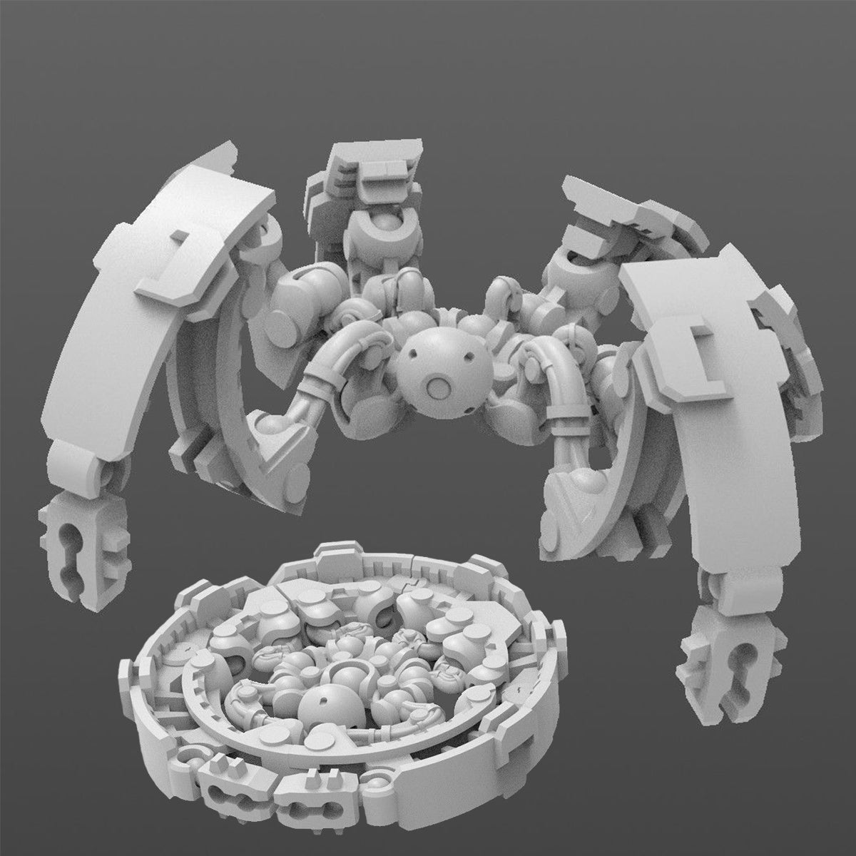 Sheik Mainland 3 MIN PROJECT SERIES Capkan POK Material (Naan) 1/60 Scale Assembly Model Kits